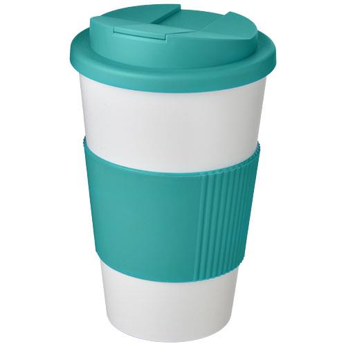 Kubek Americano® 350 ml z uchwytem i pokrywką chroniącą przed rozlaniem