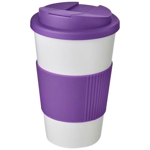 Kubek Americano® 350 ml z uchwytem i pokrywką chroniącą przed rozlaniem