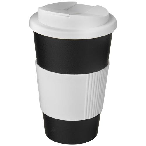 Kubek Americano® 350 ml z uchwytem i pokrywką chroniącą przed rozlaniem