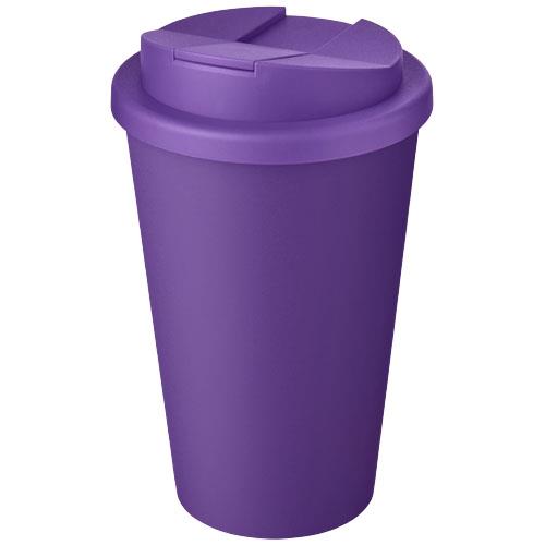 Kubek Americano® Eco z recyklingu o pojemności 350 ml z pokrywą odporną na zalanie