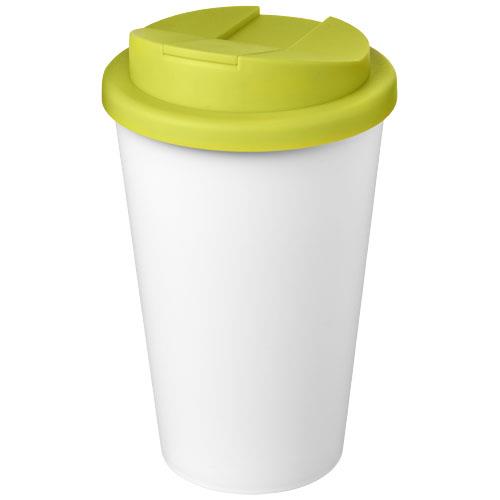 Kubek Americano® Eco z recyklingu o pojemności 350 ml z pokrywą odporną na zalanie