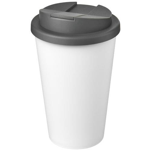 Kubek Americano® Eco z recyklingu o pojemności 350 ml z pokrywą odporną na zalanie