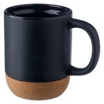 Kubek ceramiczny 300 ml z korkowym elementem - V6985-03