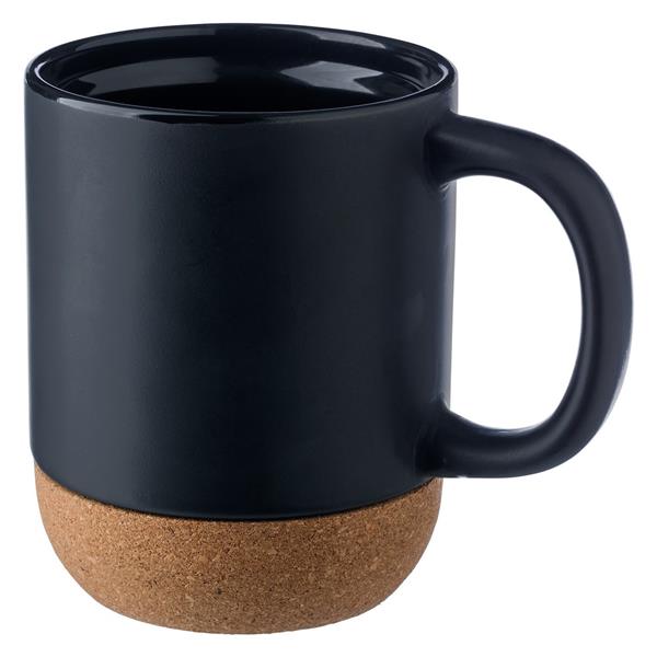 Kubek ceramiczny 300 ml z korkowym elementem - V6985-03