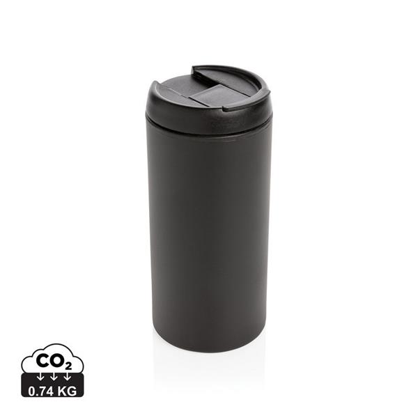 Kubek podróżny 300 ml Metro ze stali nierdzewnej z recyklingu - P435.041