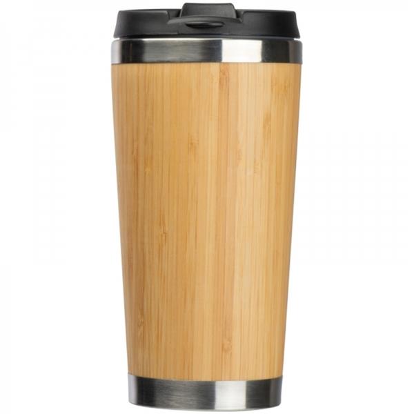 Kubek termiczny BAMBOOGARDEN 400 ml - beżowy