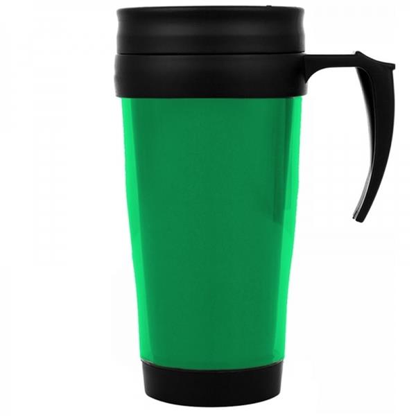 Kubek termiczny plastikowy FORT WORTH 400 ml - zielony