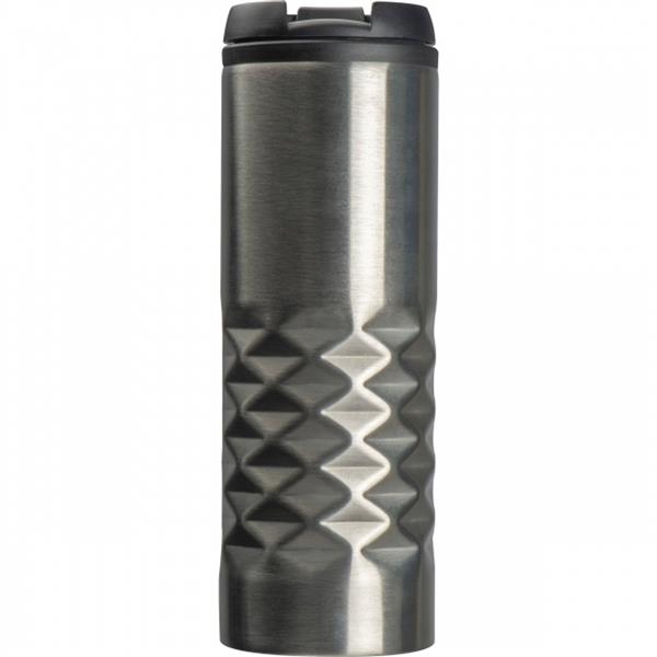Kubek termiczny stalowy SANTANDER 500 ml - szary