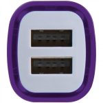Ładowarka samochodowa USB FRUIT - fioletowy