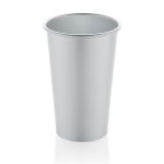Lekki kubek podróżny 450 ml Alo, aluminium z recyklingu - P437.202
