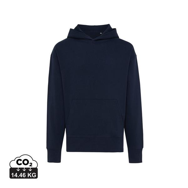 Luźna bluza z kapturem z bawełny z recyklingu Iqoniq Yoho - T9402.002.XS