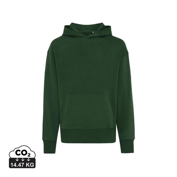 Luźna bluza z kapturem z bawełny z recyklingu Iqoniq Yoho - T9402.005.XXL