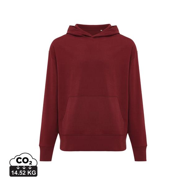 Luźna bluza z kapturem z bawełny z recyklingu Iqoniq Yoho - T9402.007.XL