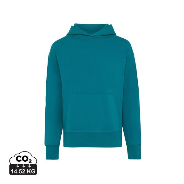 Luźna bluza z kapturem z bawełny z recyklingu Iqoniq Yoho - T9402.009.XXXL