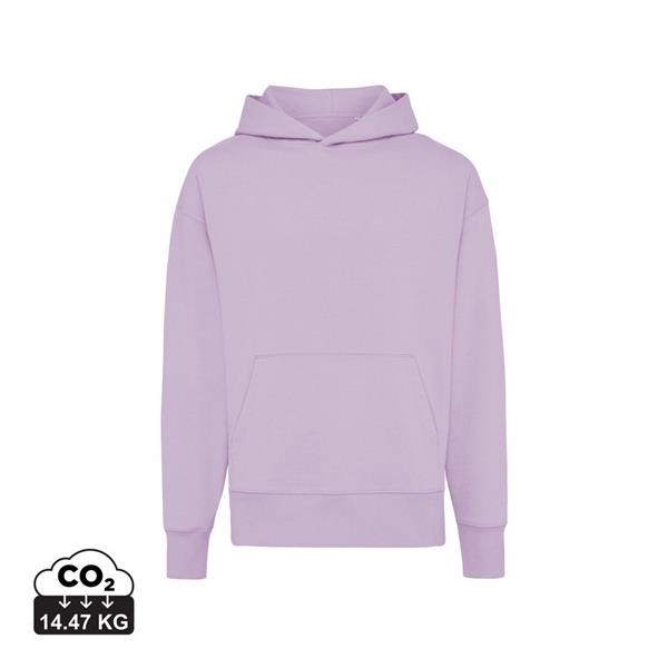Luźna bluza z kapturem z bawełny z recyklingu Iqoniq Yoho - T9402.011.XXXL
