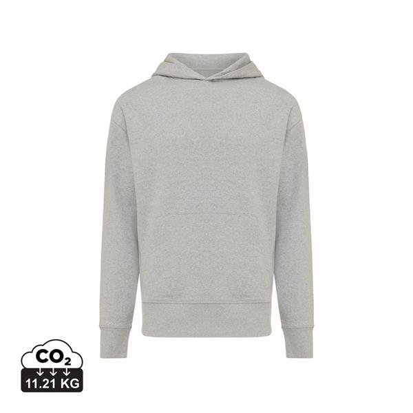 Luźna bluza z kapturem z bawełny z recyklingu Iqoniq Yoho - T9402.013.XL