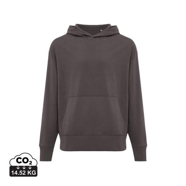 Luźna bluza z kapturem z bawełny z recyklingu Iqoniq Yoho - T9402.019.XXXL