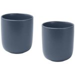 Male kubki ceramiczne o pojemności 200 ml - zestaw 2 sztuk