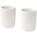 Male kubki ceramiczne o pojemności 350 ml - zestaw 2 sztuk