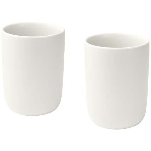 Male kubki ceramiczne o pojemności 350 ml - zestaw 2 sztuk