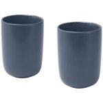 Male kubki ceramiczne o pojemności 350 ml - zestaw 2 sztuk