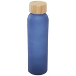 Matowa butelka ze szkła sodowo-wapniowego Lume 500 ml z zakrętką bambusową