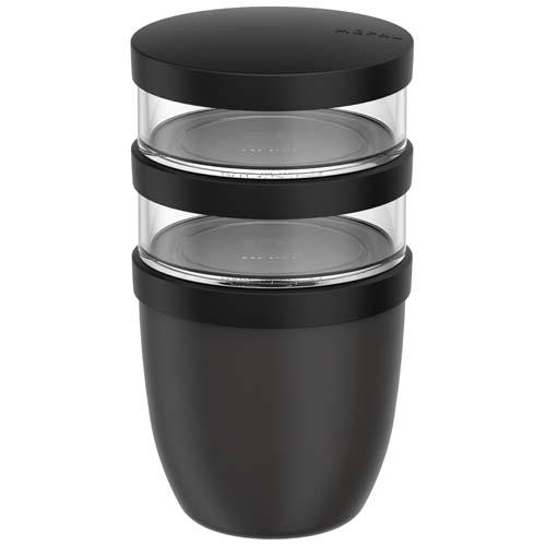 Mepal Ellipse 3-częściowy izolowany pojemnik na lunch o pojemności 500 ml + 2 x 200 ml