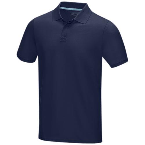 Męska organiczna koszulka polo Graphite
