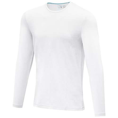 Męski T-shirt organiczny Ponoka z długim rękawem