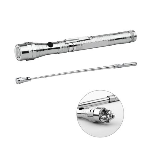 NOBEND. Wysuwana metalowa latarka LED