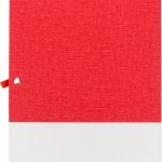 Notes A5 w kratkę BARDOLINO - czerwony