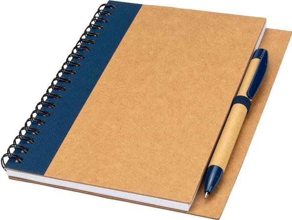 Notes A5 z czystymi stronami z papieru z recyklingu RAVENNA - granatowy