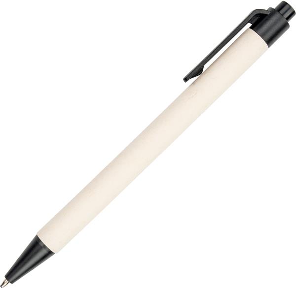 Notes A6 w linie z kartonu po mleku z długopisem AUSTIN - beżowy