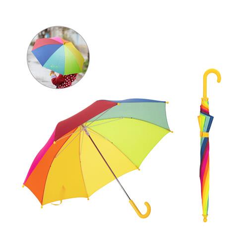 OLIVIA. 19-calowy kolorowy parasol dla dzieci z poliestru 190T