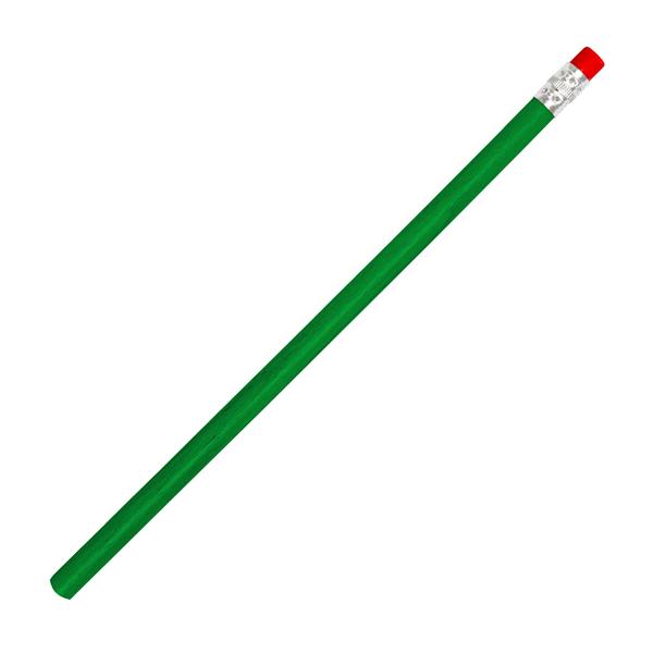 Ołówek z gumką HICKORY - zielony