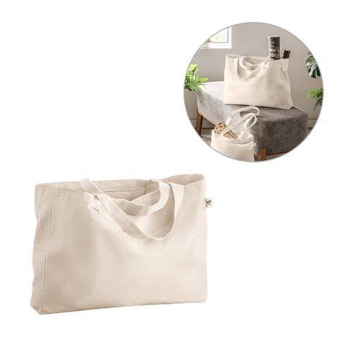 PARMA. Torba z bawełny (50%), bawełny z recyklingu (30%) i poliester (20% rPET) (280 g/ m2)