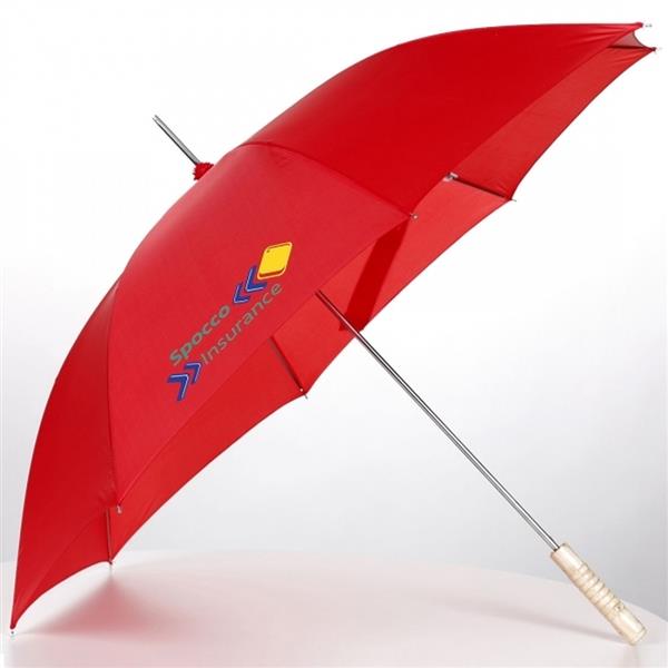 Parasol automatyczny O100 cm LE MANS - czerwony