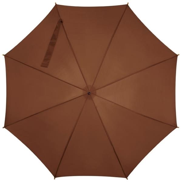 Parasol automatyczny drewniany O105 cm NANCY - brązowy