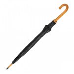 Parasol automatyczny drewniany O105 cm NANCY - czarny
