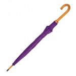 Parasol automatyczny drewniany O105 cm NANCY - fioletowy