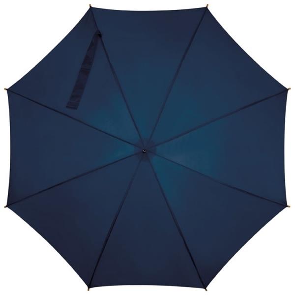 Parasol automatyczny drewniany O105 cm NANCY - granatowy