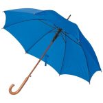 Parasol automatyczny drewniany O105 cm NANCY - niebieski