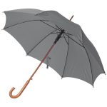 Parasol automatyczny drewniany O105 cm NANCY - szary