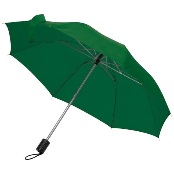 Parasol manualny O81 cm LILLE - ciemnozielony