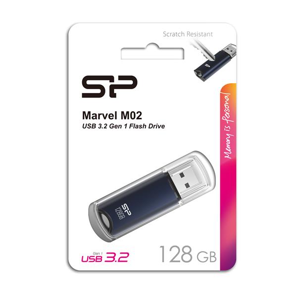 Pendrive Marvel M02, 128GB 3.2 Silicon Power - niebieski