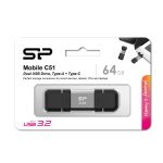 Pendrive Mobile C51, 64GB 3.2 Silicon Power - czarny