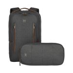 Plecak na laptopa z saszetką Wenger City Style Upgrade 16'' - szary