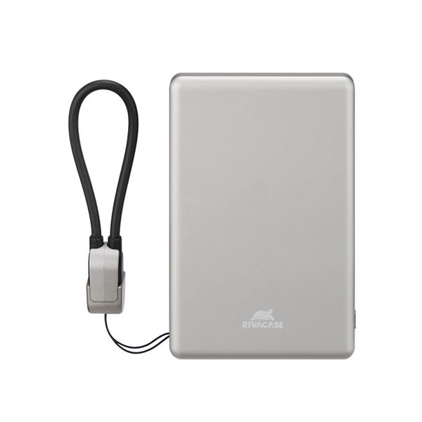Power Bank Magsafe indukcyjny 15W VA2616 5000 mAh RIVACASE - szary