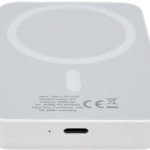 Power bank 5000 mAh z ładowarką indukcyjną WELS - biały