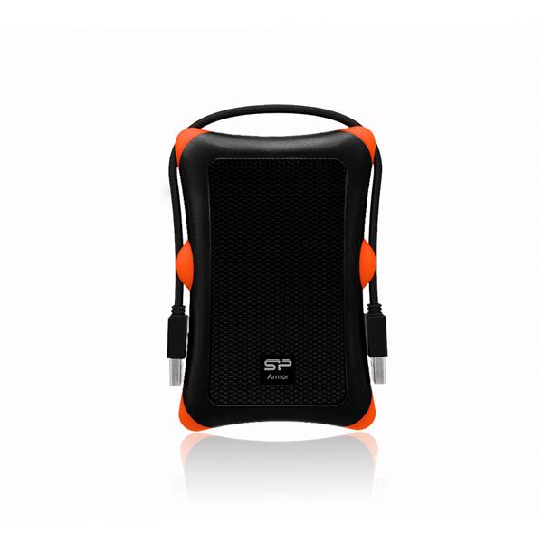 Przenośny dysk Armor A30, 2TB Silicon Power - czarny